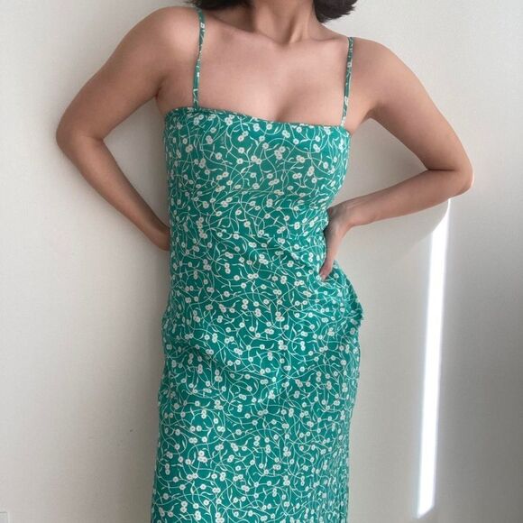 NEW REALISATION PAR The Amelia Slip dress in “Poison Ivy” green - Picture 8 of 12